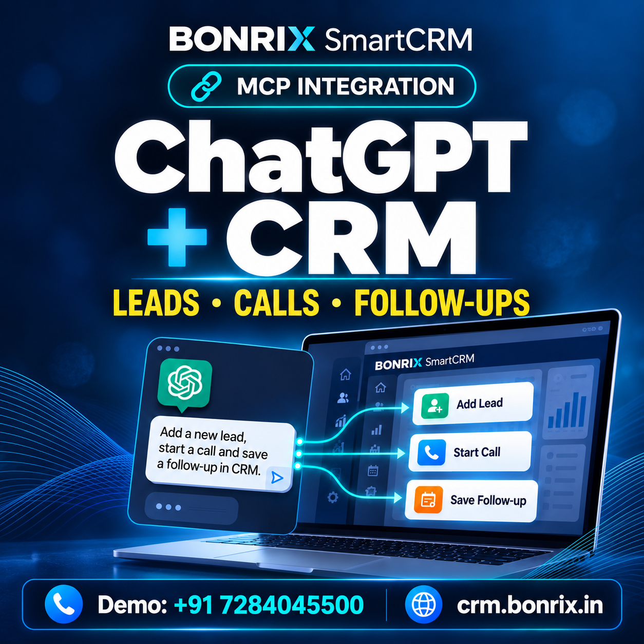 ChatGPT + Bonrix SmartCRM